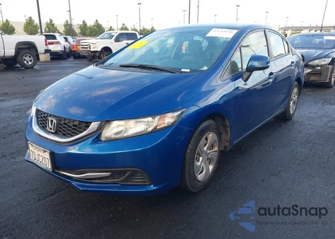2013 Honda Civic Lx из США, поврежденный, VIN 19XFB2F55DE290252